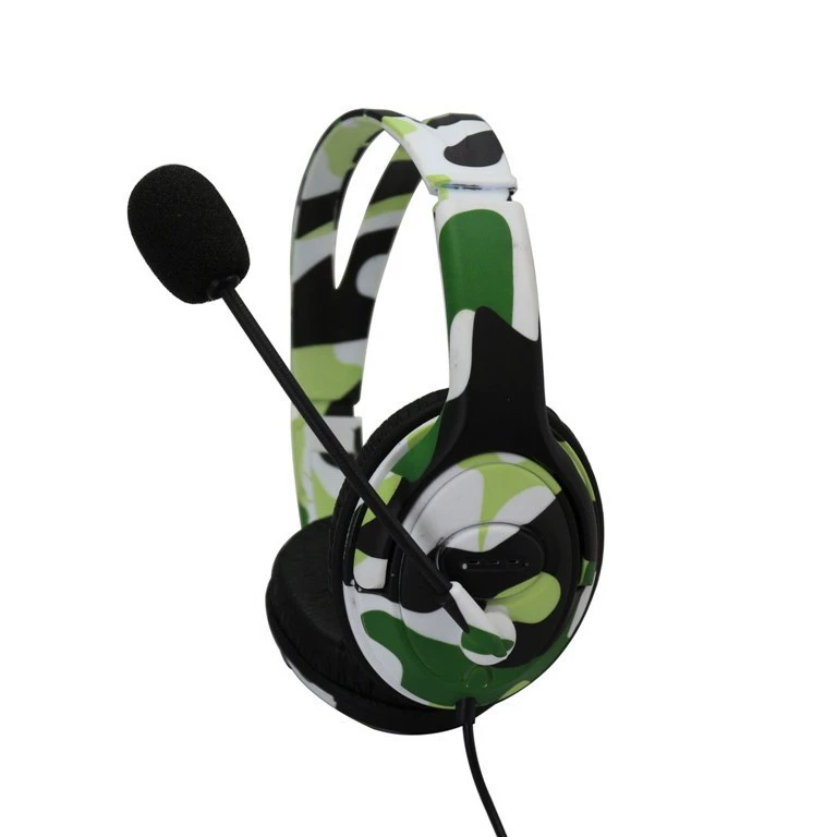 Factory source PS4 camouflage/x-one chicken game ear-loaded headset with headphones multi-color choice