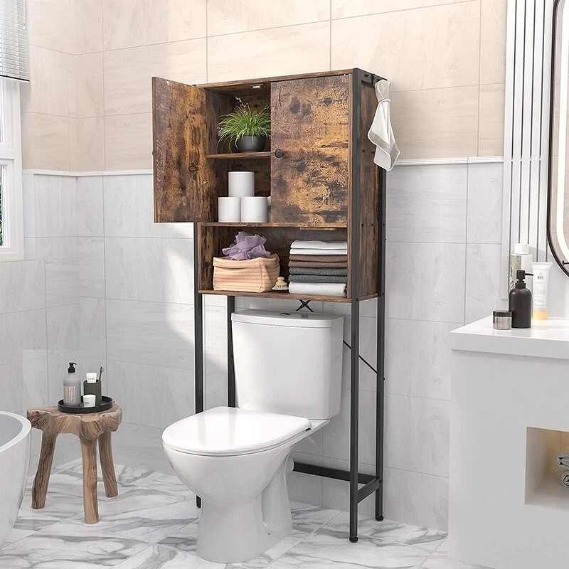 Cross-Border Kitchen and Restaurant Seasoning Pot Storage and Organization Rack Bathroom Toilet Wall-Mounted Multi-Layer Storage Rack