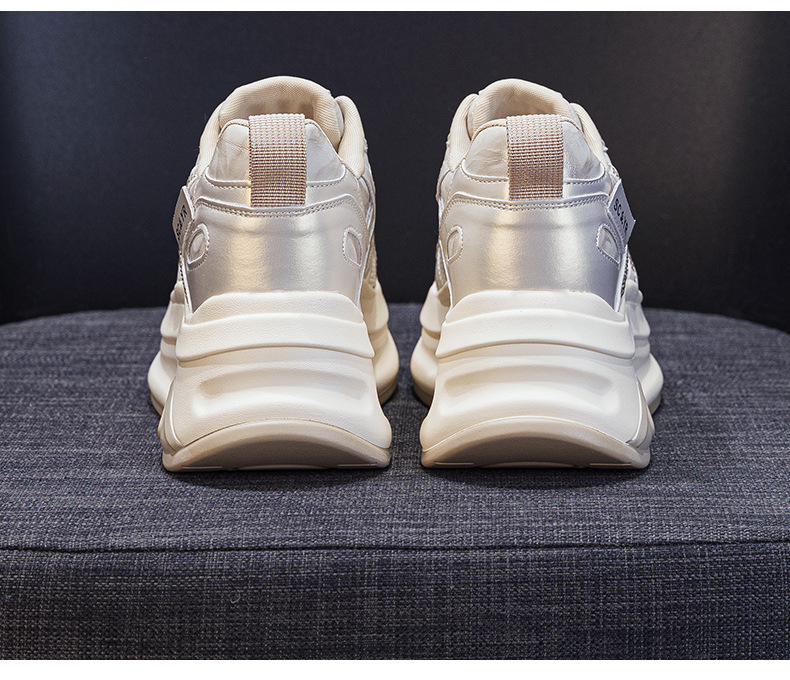 Giày sneaker nữ đế dày phong cách thể thao thời trang — M2997-1 Lông xám, M2997-1 Lông champagne, M2997 Lót đơn champagne, M2997 Lót đơn xám chi tiết 36