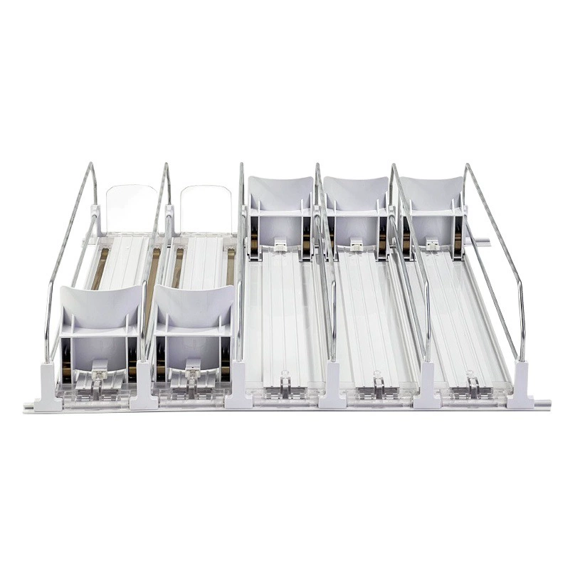 Супермаркет полки для напитков E-образный толкатель для мини-маркета для холодильника Автоматический подталкиватель для напитков