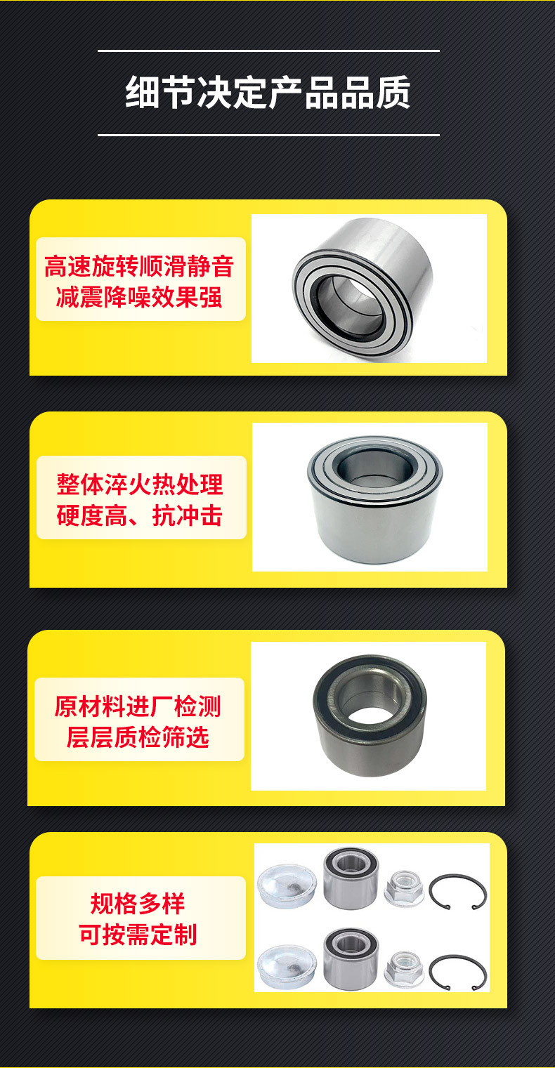 Guangtuo Manufacturer Mercedes-Benz Wheel Hub Bearing DU60108/F-632203 Multiple Specifications and Models Customizable