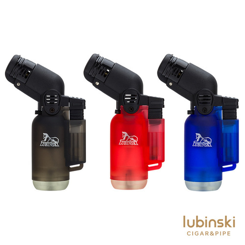 Lubinski Cigar Lighter Plastic Transparent Transom Single Direct Windproof LUBINSKI Cigar Lighter