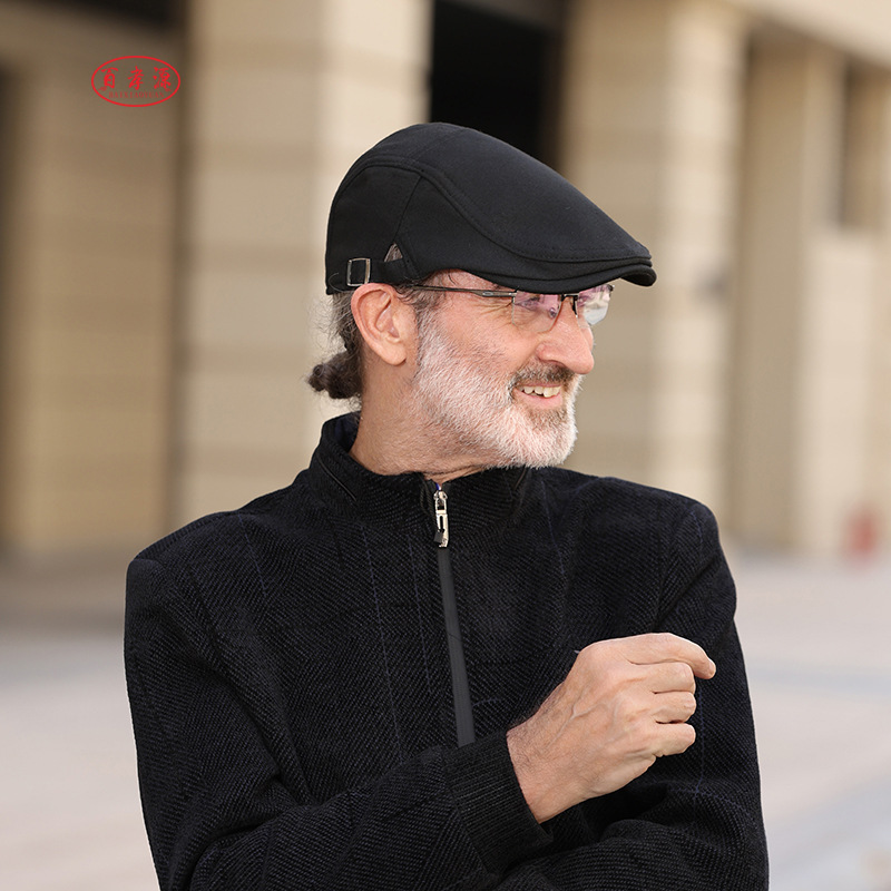 Retro británico boina de los hombres sombrero delantero ocasional artístico color sólido sombrero AliExpress Amazon pintor