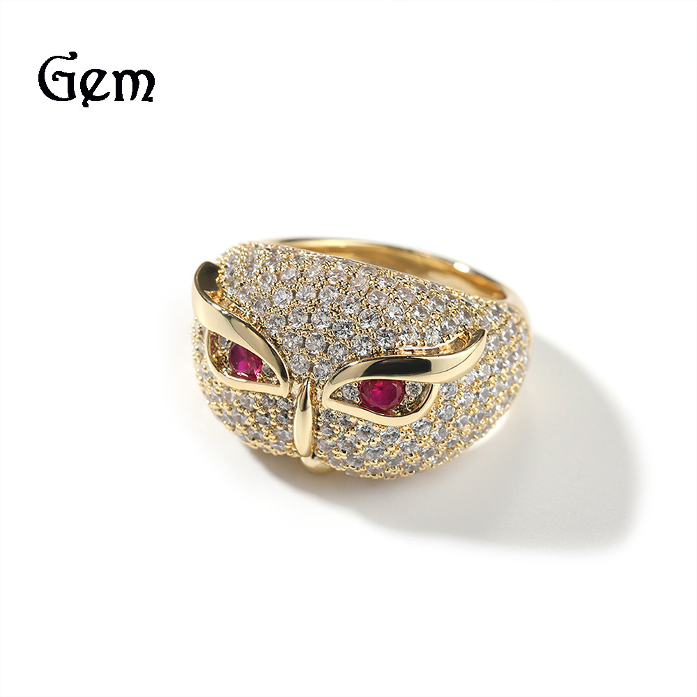 creative copper ring hip-hop style
