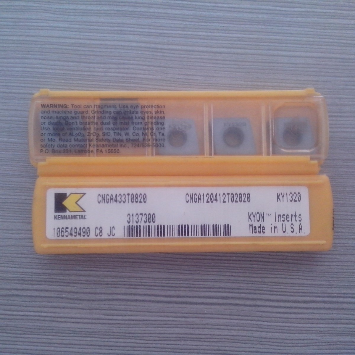 专业供应肯纳飞硕金属车削刀片/刀盘