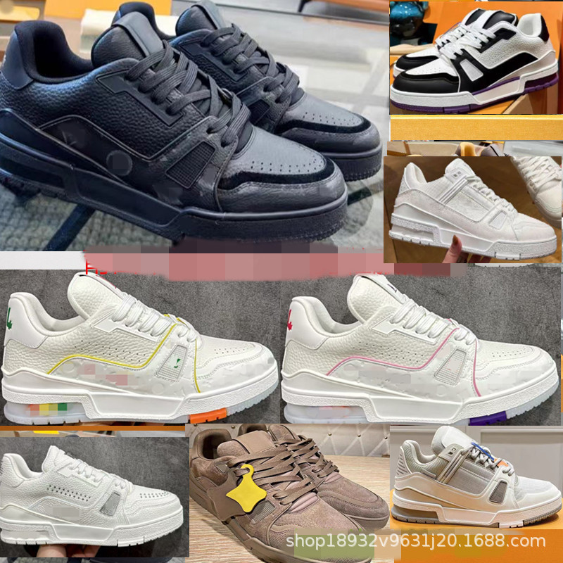 Putian Shoes Pure Original Trainer Cowhide Gradient Print Men's and Women's Sneakers High-End Luxury 2025 New Model Putian Shoes Pure Original Trainer Cowhide Gradient Print Men's and Women's Sneakers High-End Luxury 2025 New Model