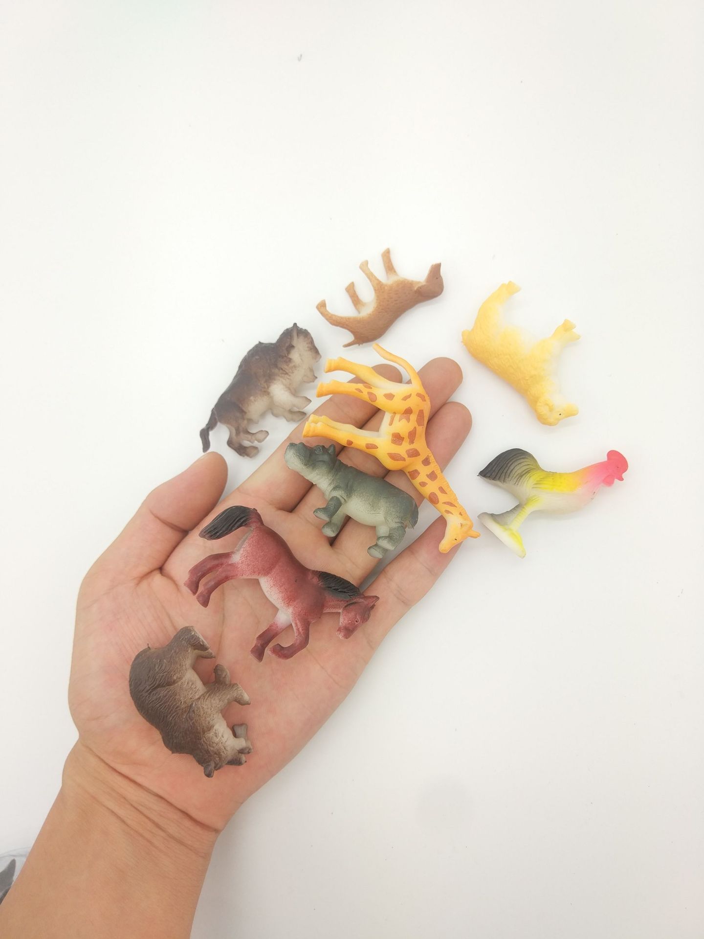 Cross-border Amazon simulation mini insect animal model set dinosaur farm horse spider marine animal model