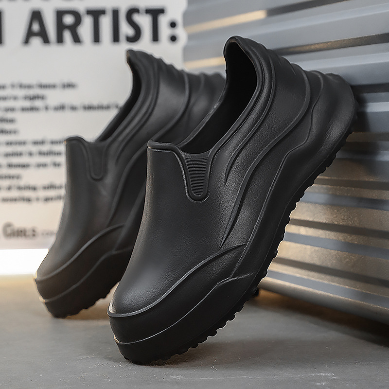 [Venta al por mayor de fábrica] Zapatos de chef para hombre, zapatos de herramientas impermeables, a prueba de aceite, antideslizantes, ligeros y resistentes al desgaste