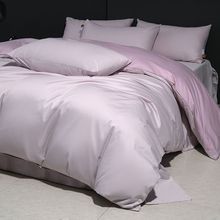 四件套60支布高颜值贡缎风床笠三件套床上用品供应链厂跨境批发厂
