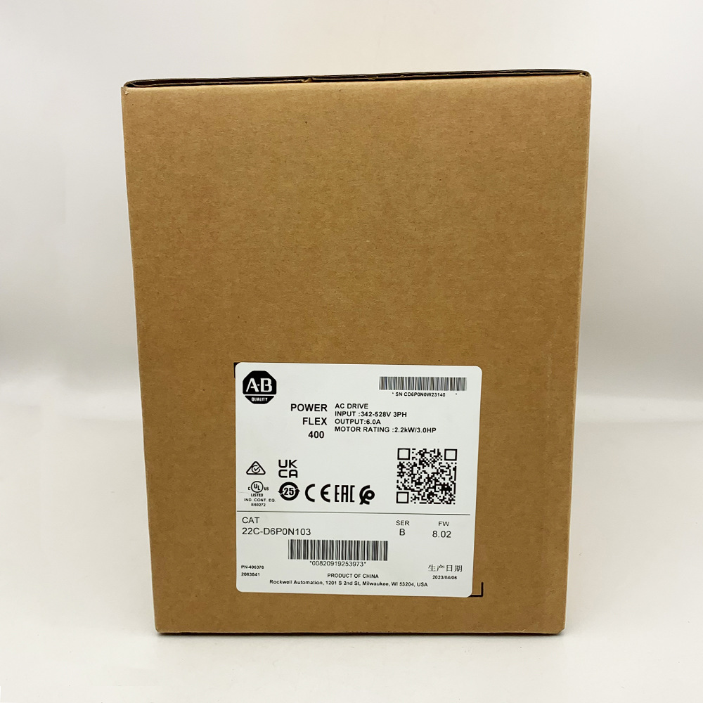 22C-D6P0N103变频器罗克韦尔Allen-Bradley全新未拆22CD6P0N103