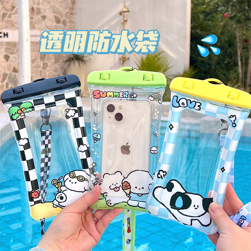 Tengyi original bolsa de aire transparente a prueba de agua pantalla táctil foto protector contra caídas rafting nadar bolsa de sello de buceo