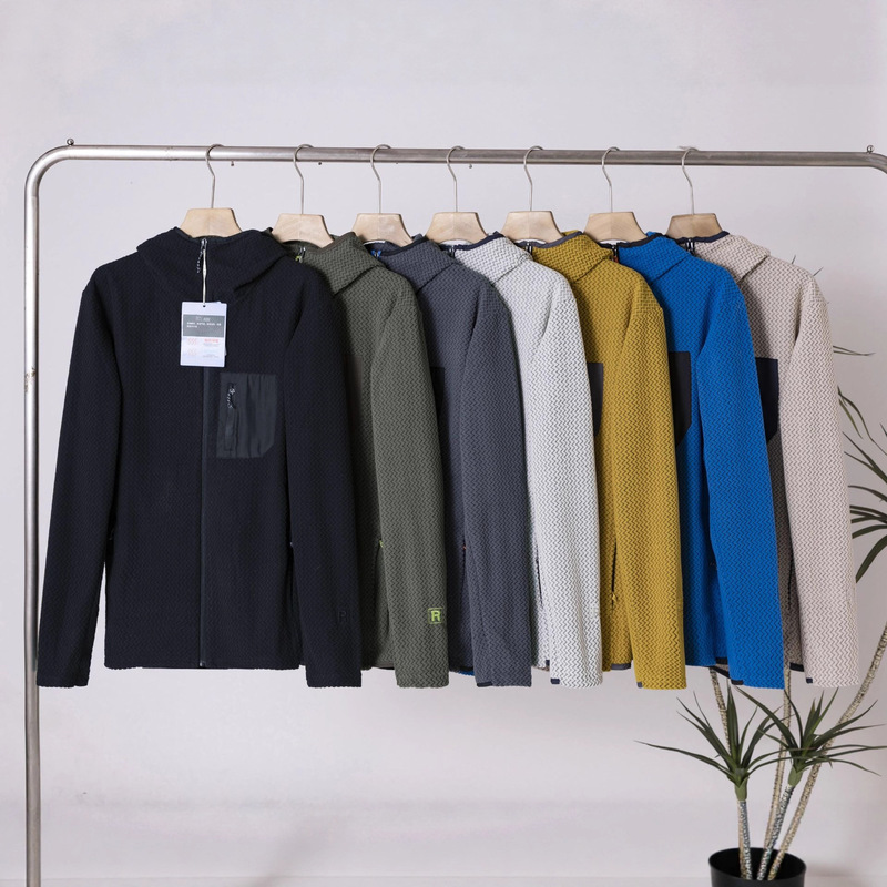 Bata R1 Outdoor Hooded Jacket Fleece Casual Loose Base Shirt Fashion Autumn Winter Warm Trendy Brand Sweatshirt Men