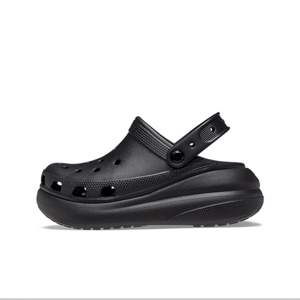Puff black heels 5cm high