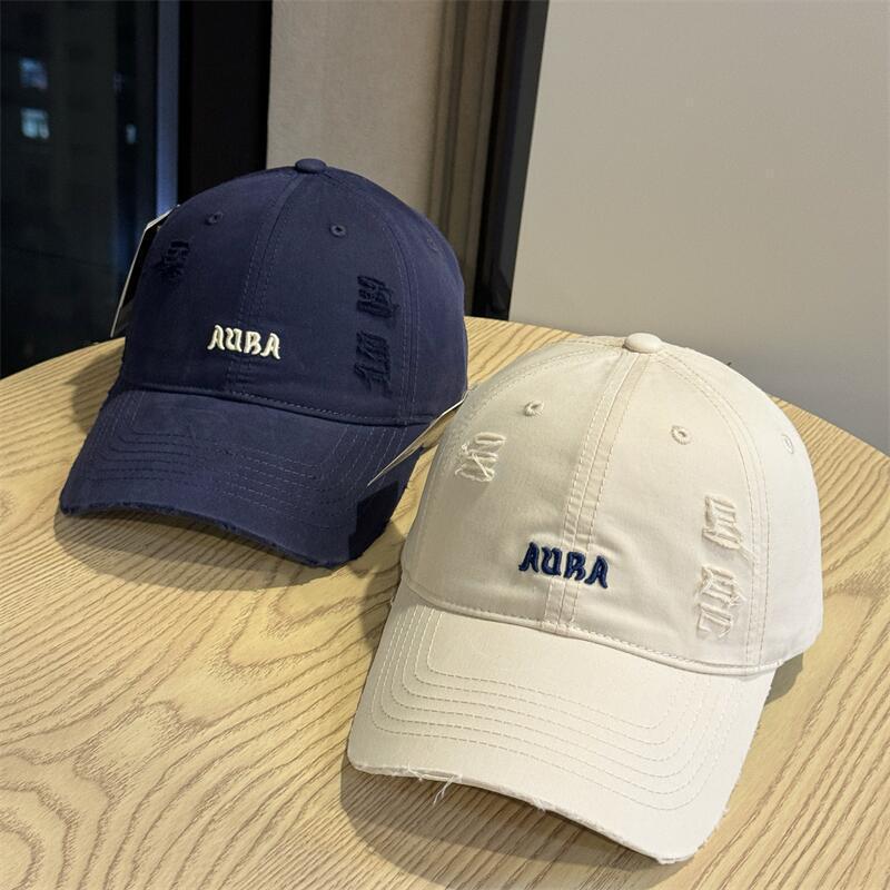 High-Quality Baseball Cap from Mu, New Style, Washed and Distressed, Embroidered Logo, Sunshade Cap, Unisex High-Quality Baseball Cap from Mu, New Style, Washed and Distressed, Embroidered Logo, Sunshade Cap, Unisex