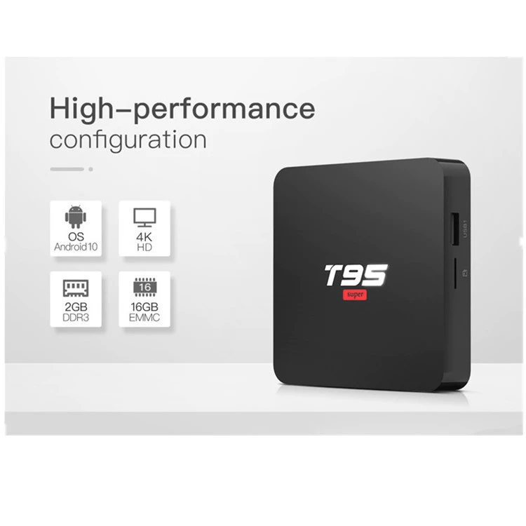 T95 Super набор - ТВ-бокс весь Zhizhi H3 2Г/16ГБ Android 10.0 4K HD сетевой плеер