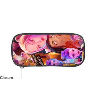 跨境新品Huntrix Kpop印花周边软笔袋猎魔女团中小学生铅笔文具盒|undefined