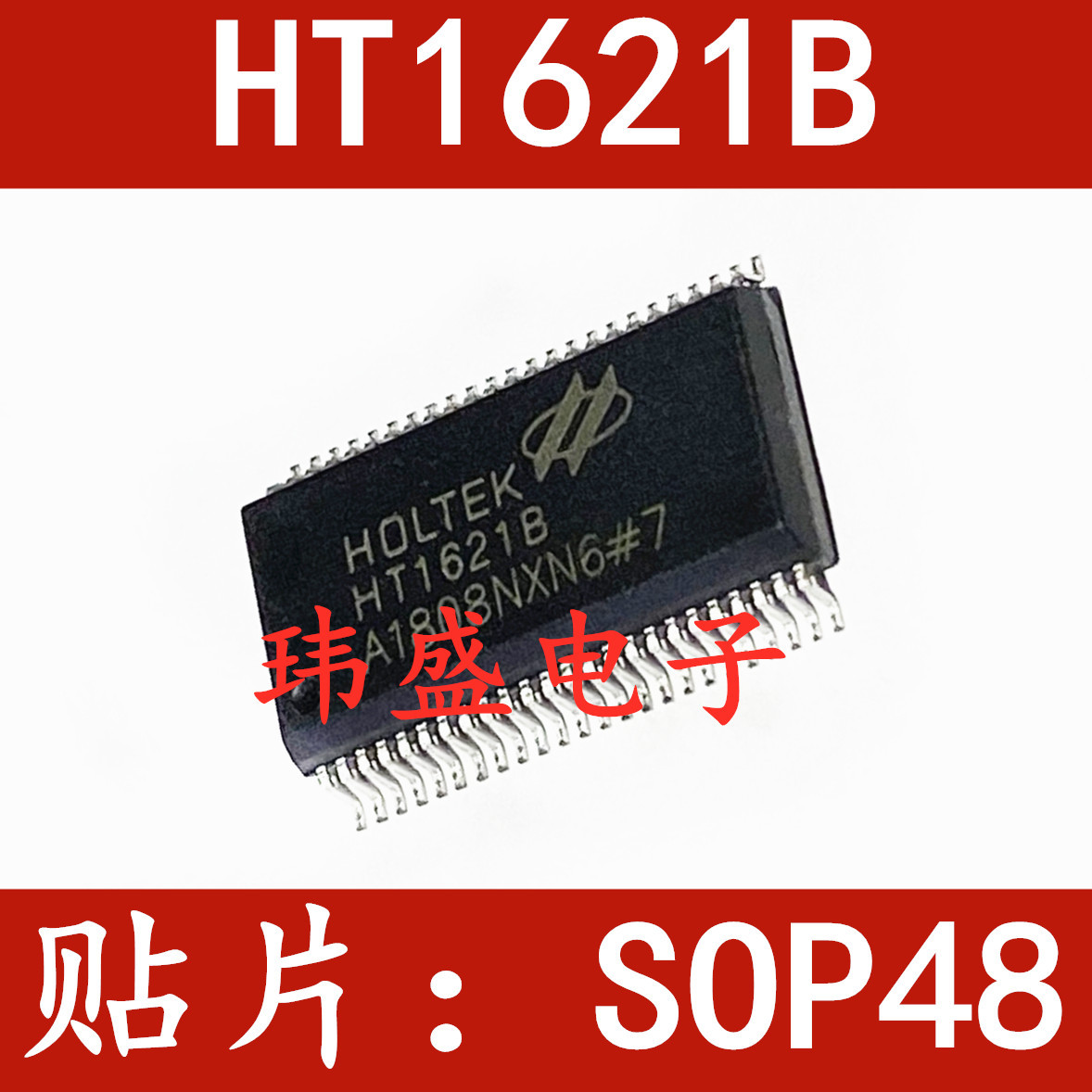全新 HT1621B LCD驱动器芯片 贴片SSOP48