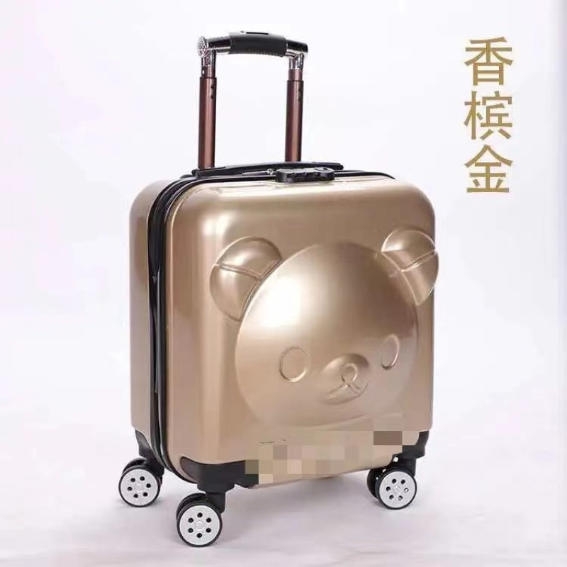 Nuevo cartón de dibujos animados para niños, maletero para hombres y mujeres, maleta libre de envío, caja de contraseña de 18 pulgadas, maleta de embarque de 20 pulgadas