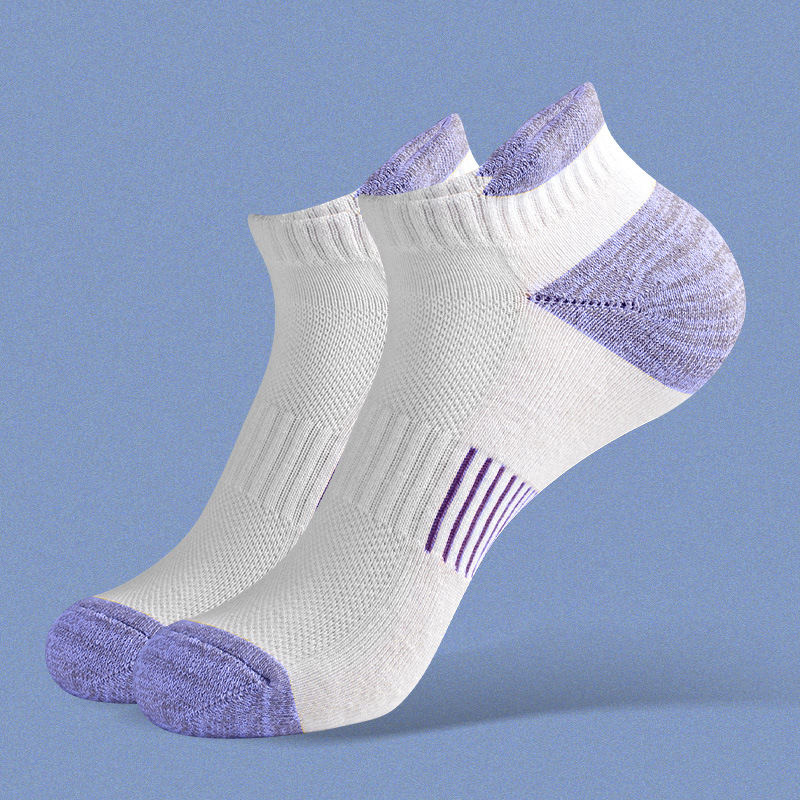 Calcetines deportivos transfronterizos para hombres y mujeres, calcetines profesionales de maratón, calcetines de bádminton de algodón absorbentes de sudor, calcetines antideslizantes y resistentes al desgaste