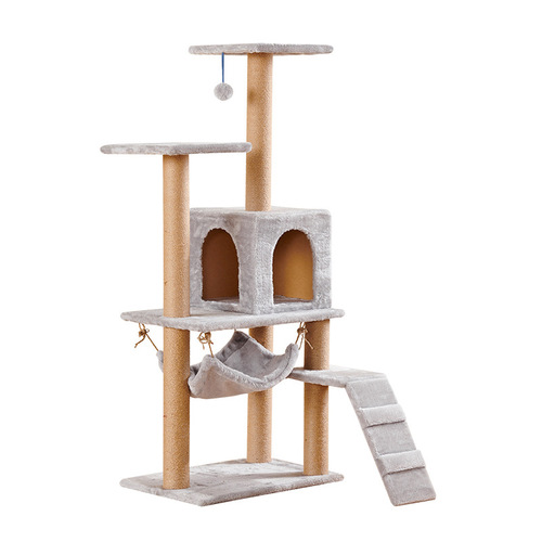 Cat tree cat climbing frame cat scratcher cat bed cat supplies cat toys cat jump platform cat villa pet nail file wholesale
