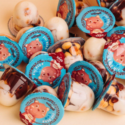 Wangdi Chocolate Cup Bag 400g Childhood Nostalgia Classic Chocolate Sauce Biscuit Leisure Candy Snack