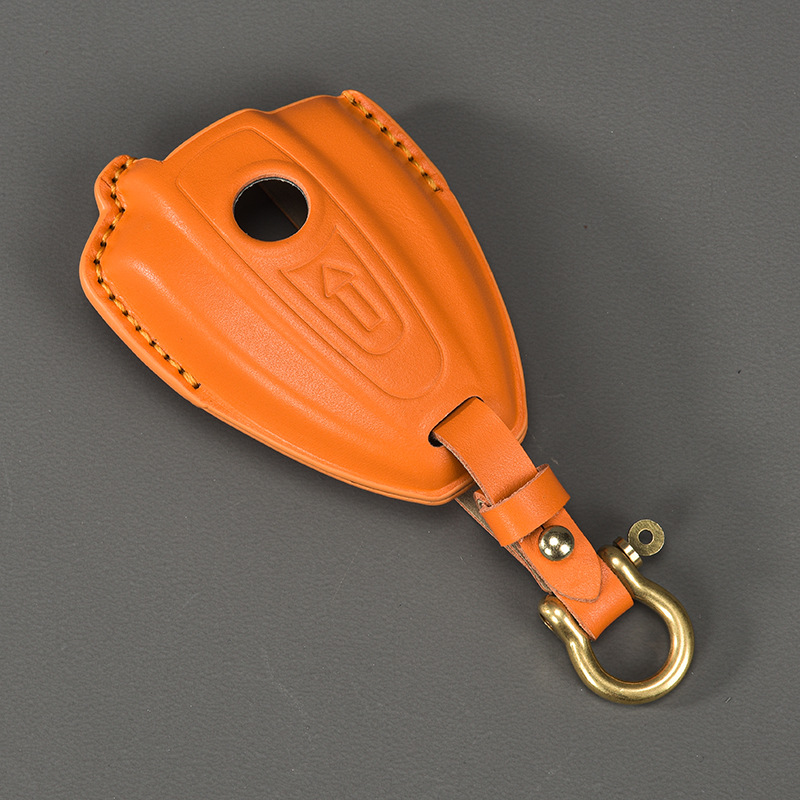 Suitable for Bmw R18 Retro Motorcycle Key Cover Cowhide Leather Key Cover Bmw R1