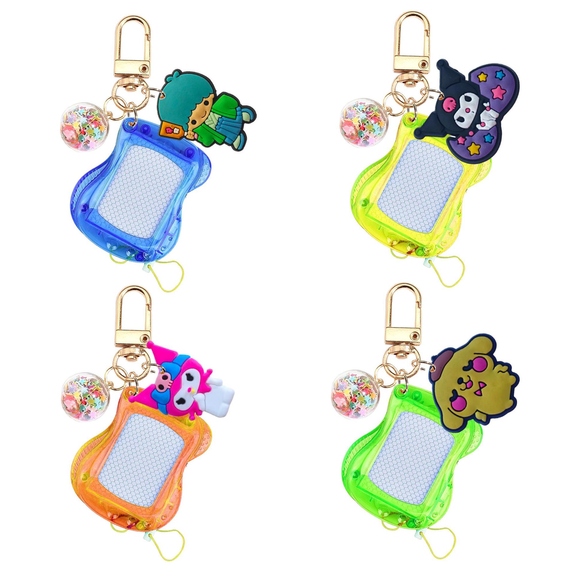 Cross-border Sanrio Mini Keychain Magnetic Writing Board Xiyin Drawing Board Writing Board Magnetic Graffiti Toy Children