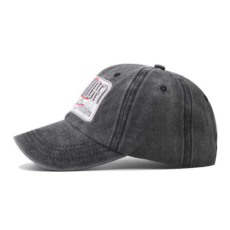 Bandera de algodón transfronteriza gorra de béisbol lavada América gorra de béisbol bordada Comercio exterior Día DE LA Independencia de Europa y América gorra enarbolada