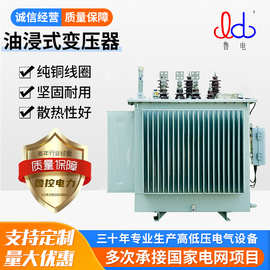 鲁电S系列油浸式电力变压器节能10KV三相全铜ZS油浸式整流变压器