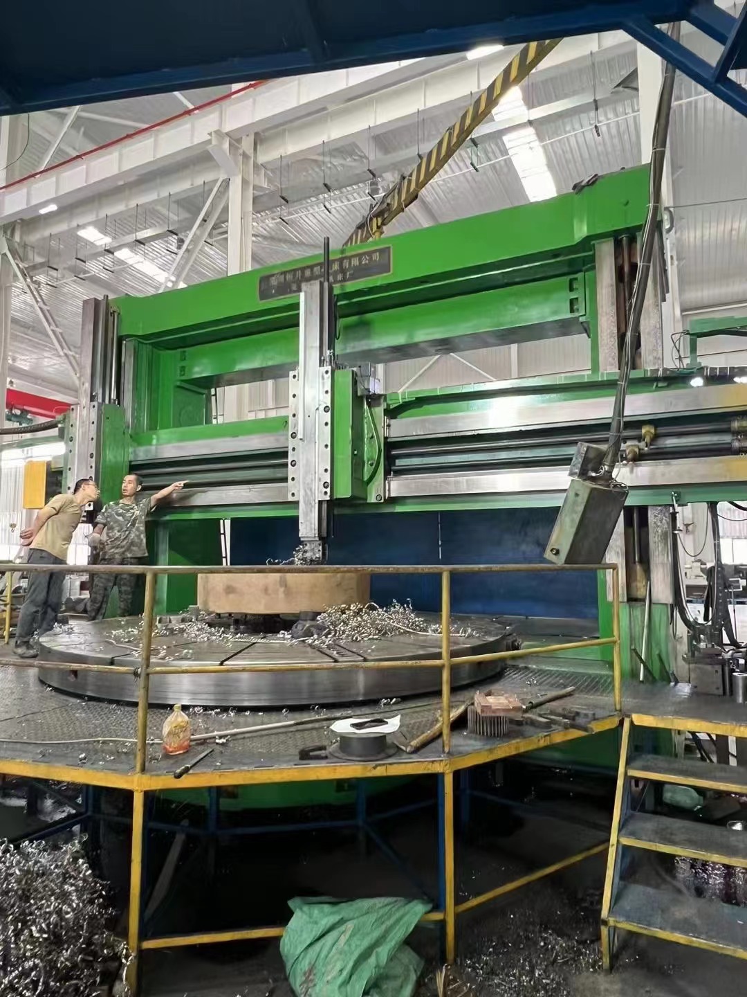 转让二手恒升CQ5250立式车床车削直径5000