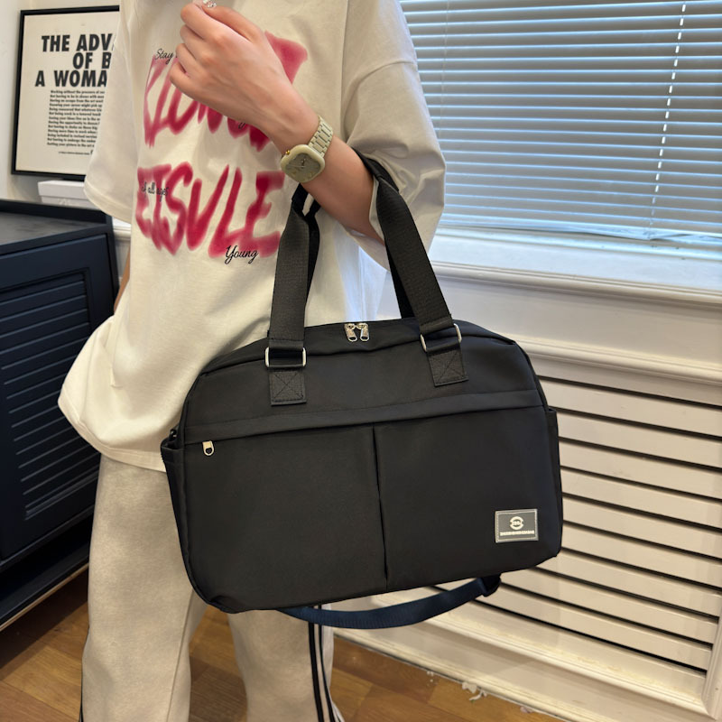 Bolsa de viaje portátil simple de gran capacidad bolsa de ocio bolsa de ejercicios bolsa de yoga bolsa de equipaje ligera multifuncional para mujeres