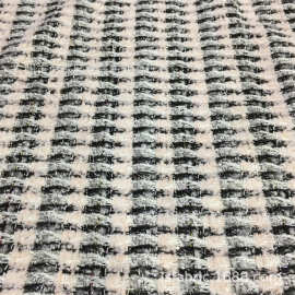 粗纺 小香风连衣裙套装面料 男女装大衣外套布料 批发 箱包鞋材可