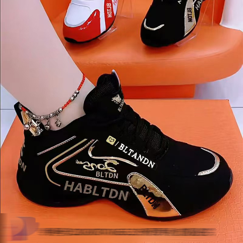 2025 New Unisex Dad Shoes Running Sneakers Trendy Soft-Soled Fashionable Men's Shoes Cross-Border Dropshipping