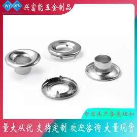 现货带爪气眼帐篷布扣不锈钢鸡眼 服装帆布加厚带齿气眼量大从优