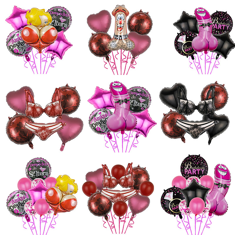 Cross -border Valentine's Day Driven Balloon Trichous Fun Evil…