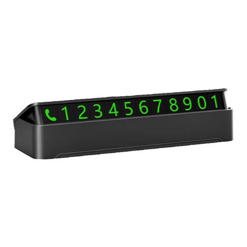 Temporary parking number plate relocation phone car relocation car interior creative number holder automotive interior decoration