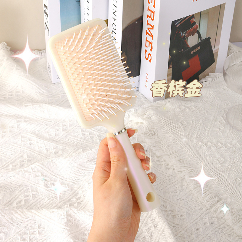 かわいい人魚姫櫛家庭用エアマット櫛女性長髪巻きマッサージ大板順髪エアバッグ櫛|undefined