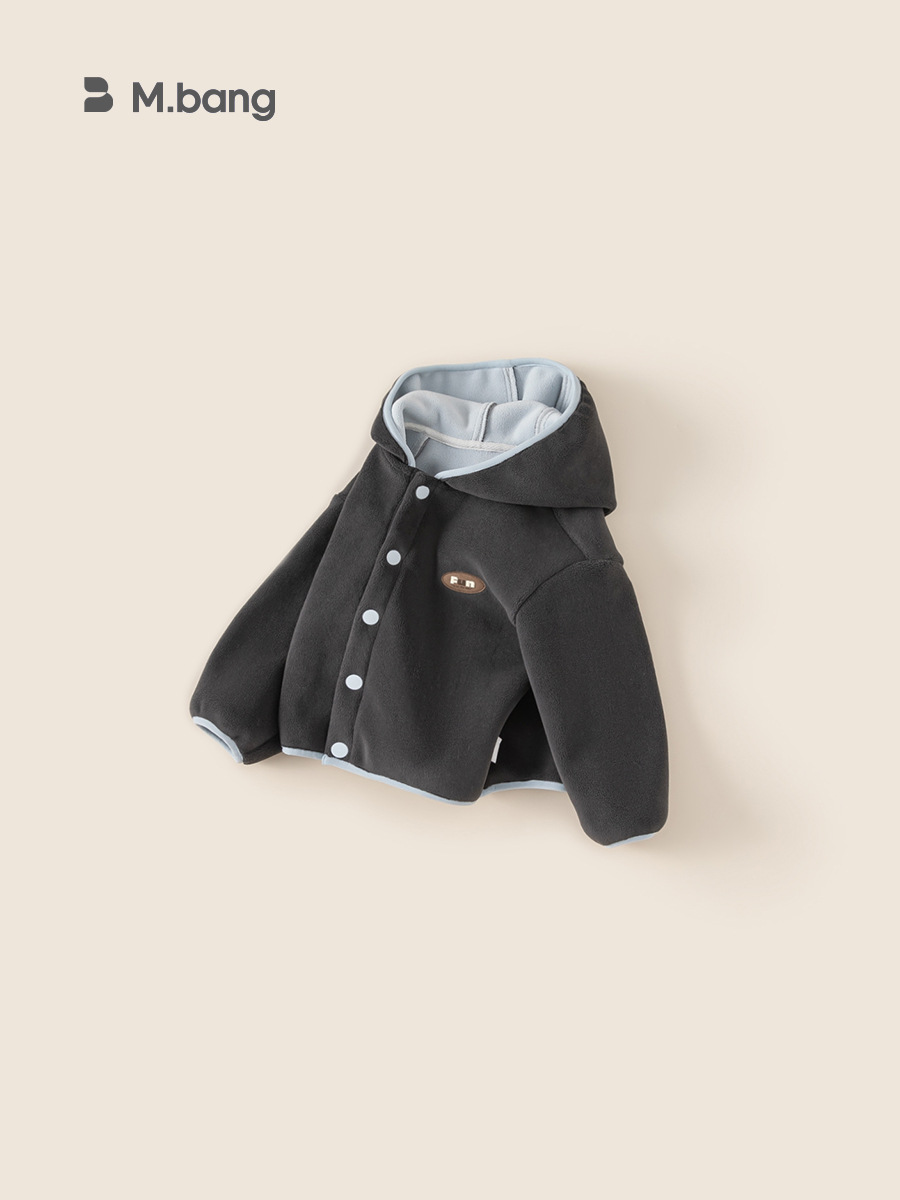 Youbao ropa para niños chaqueta con capucha para niños 2025 otoño e invierno nuevo estilo más terciopelo engrosamiento ropa de otoño para niños abrigo otoño