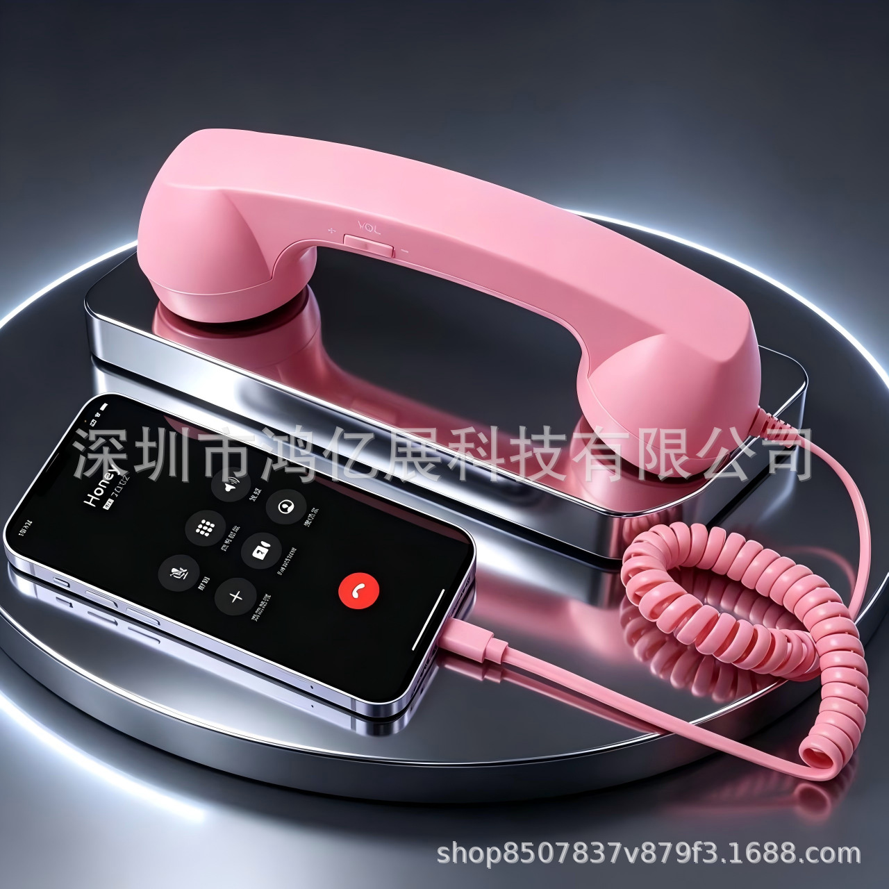 Factory Direct Sales Type-C Phone Headset Universal Plug-In Mobile Phone Handset Retro-Style Telephone Handset