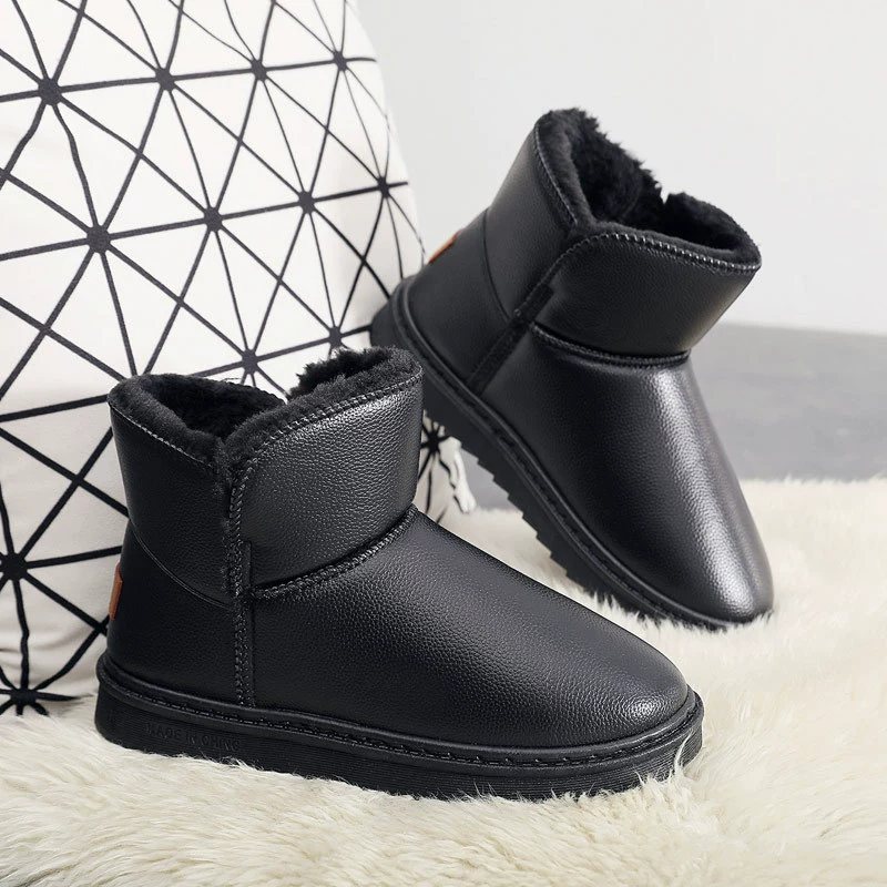 Ботинки на меху для ankles, теплая нескользящая обувь на мягкой подошве, западный стиль, размеры 35–41 (цвет 969‑1)