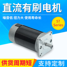 57ZYN/57ZYT小型直流电机马达物流传输有刷电机24v有刷减速电机