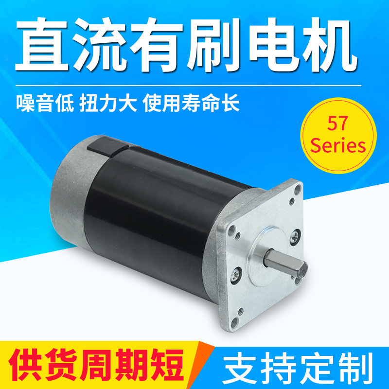 57ZYN/57ZYT小型直流电机马达物流传输有刷电机24v有刷减速电机