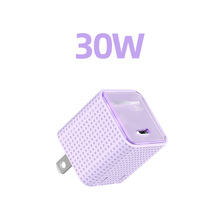 跨境新品30w氮化镓pd快充头手机平板中美日规typec迷你电源充电器