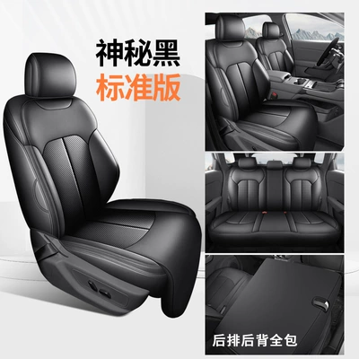 Specialized Seat Covers, Universal for – Modelə uyğun (Original) oturacaq örtükləri - standard-version-mysterious-black-all-inclusive-nappa-leather-material-third-generation-yuan-plus