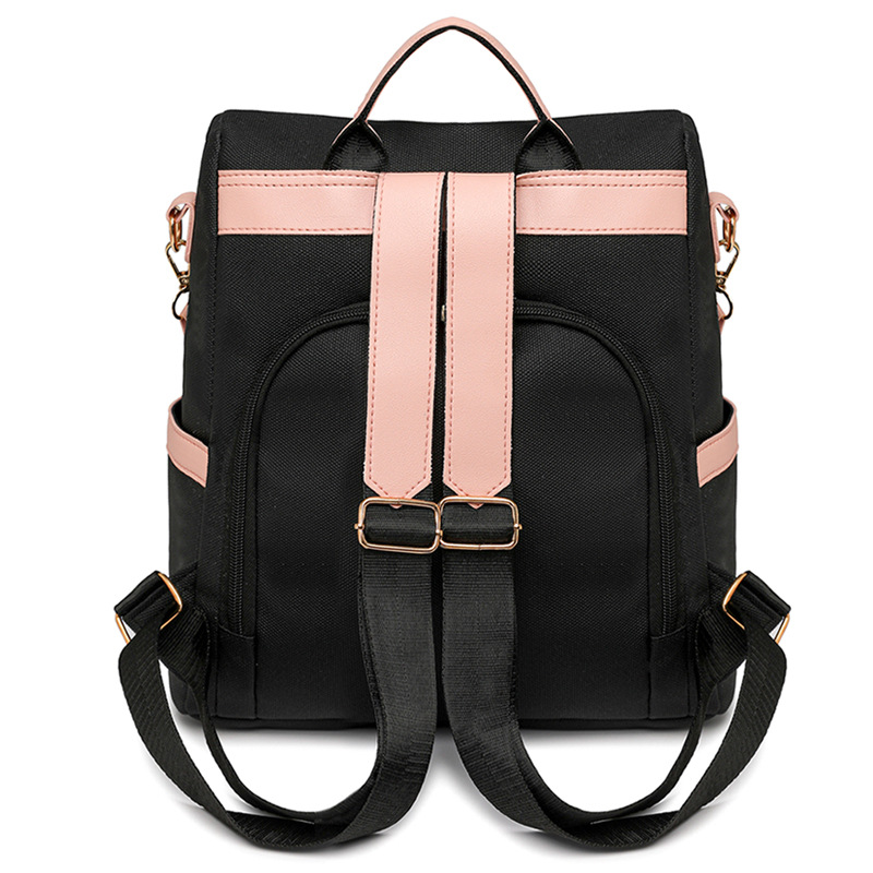 Transfronterizo al por mayor 2025 nueva mochila antirrobo para mujer simple y versátil mochila de viaje de cercanías urbana mochila escolar de moda