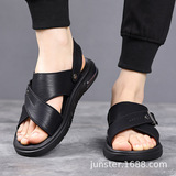 Мужские сандалии для отдыха, пляжная пляжная обувь, слайдеры на платформе, тапочки