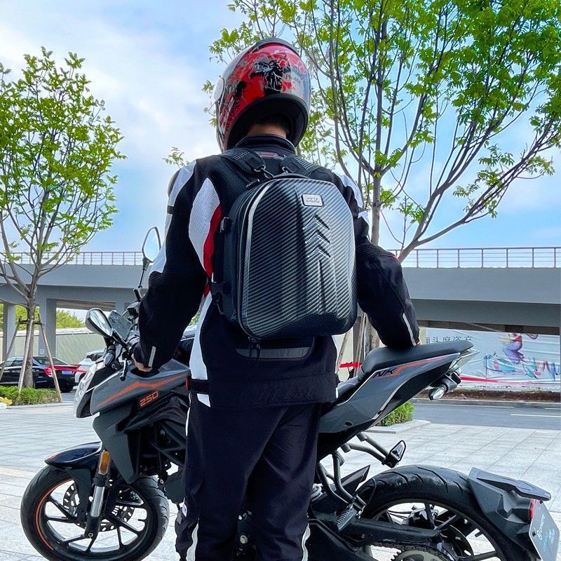 motorcycle Tail Bag motorcycle multi-function Seat bag Shell Riding equipment Shoulders Helmet knapsack capacity