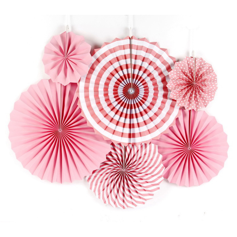 Product Jane paper fan flower decoration background wall diy shopping mall store opening background layout birthday party decoration supplies