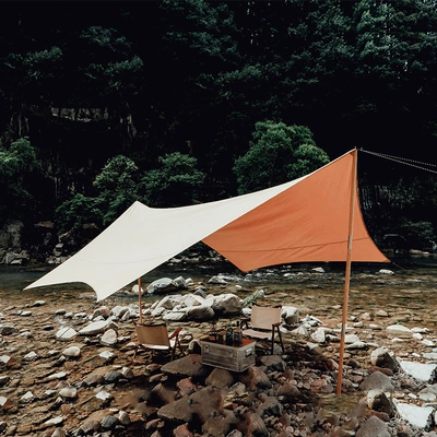 Hexagon Awning, Çadırlar