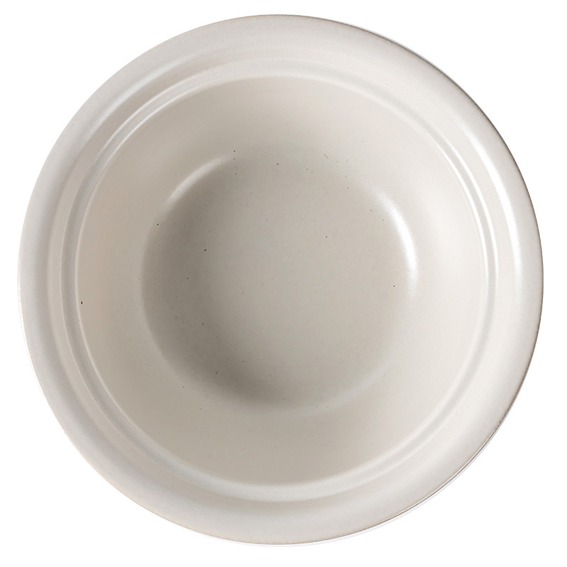 Tazón de sopa grande grueso mate, tazón de frutas, tazón de verduras de todo fósforo de color sólido para el hogar, tazón especial Maoxuewang, tazón grande de cerámica